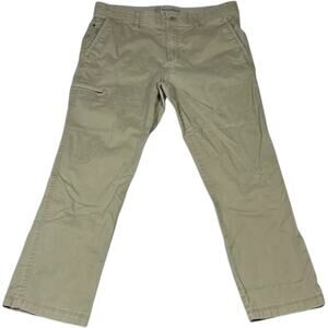Weatherproof Vintage Pants Mens 36x30 Tan Stretch Cotton Casual Chino Outdoor